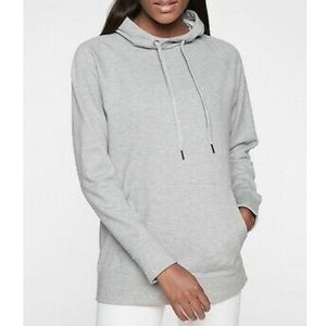 Athleta Grey Incline Hoodie Sweatshirt